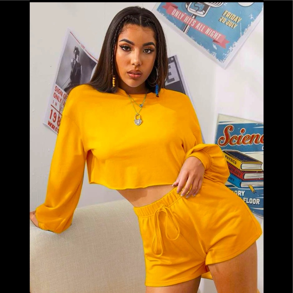 Gold Athletic Shorts